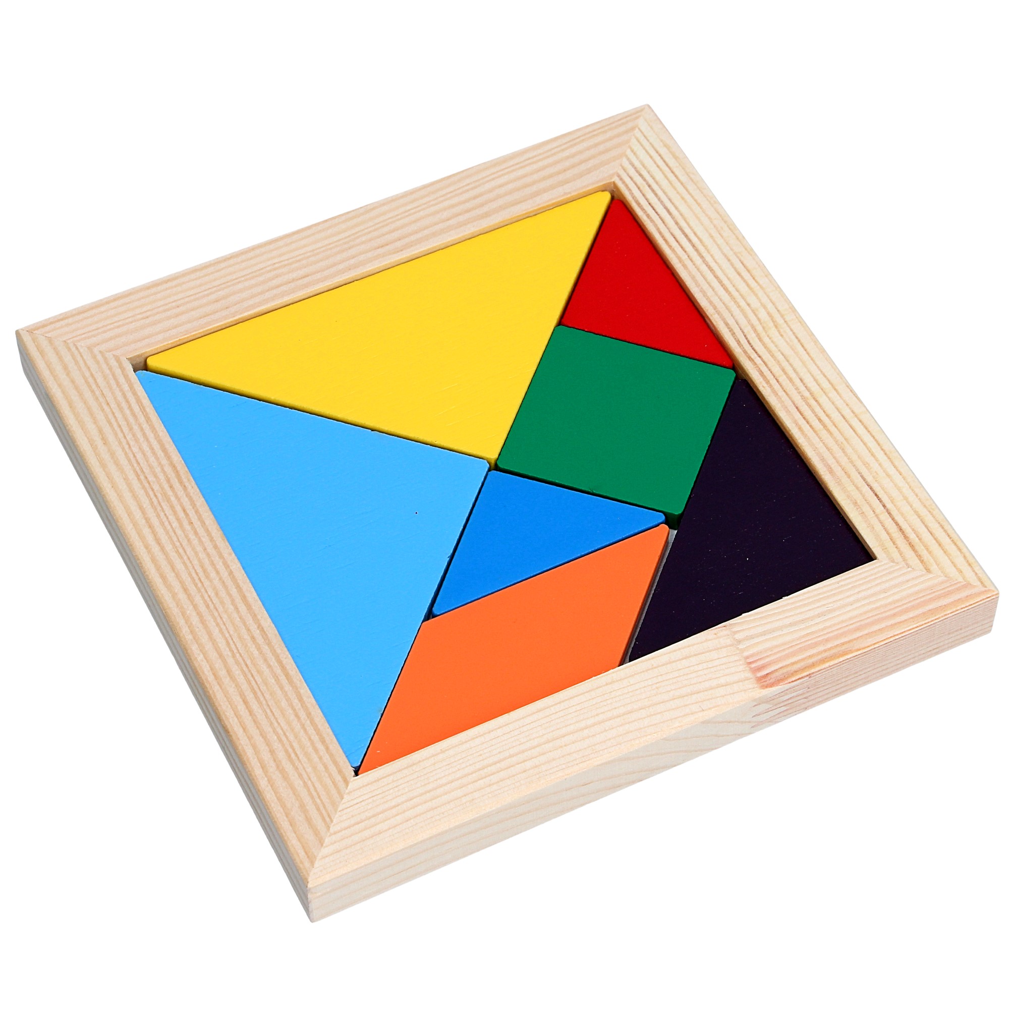 Mozaic Tangram 7 elemente — Jucării din lemn